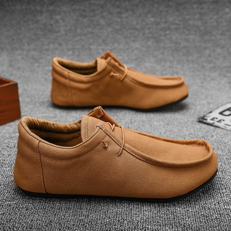 MAEDEF Man's Sneakers Canvas Flats Male Summer Casual for Men High Quality Loafers 2024 Walking Driving Mens Shoes_voghion.com