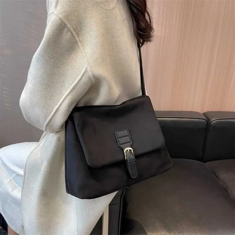 Damen Wildleder Umhängetasche Und Messenger Bag Schultertasche_voghion.com