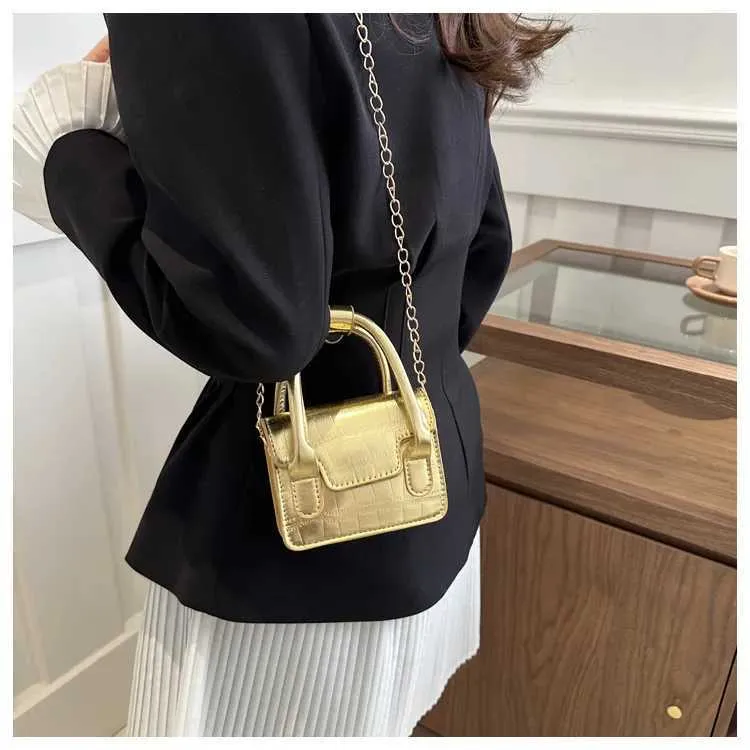 Naiste Mood Mini Crossbody kotid Täiskivist prinditud klapp vabaaja kett-õlakott Naistele Mitmekülgne Square Messenger_voghion.com