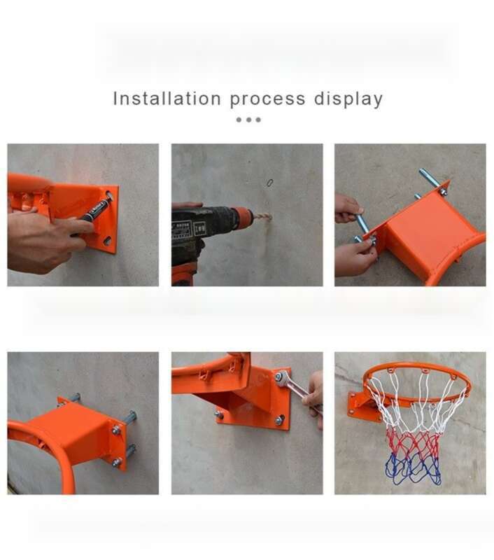 Basketballsett med stor treningsball og utendørs ryggbrett_voghion.com