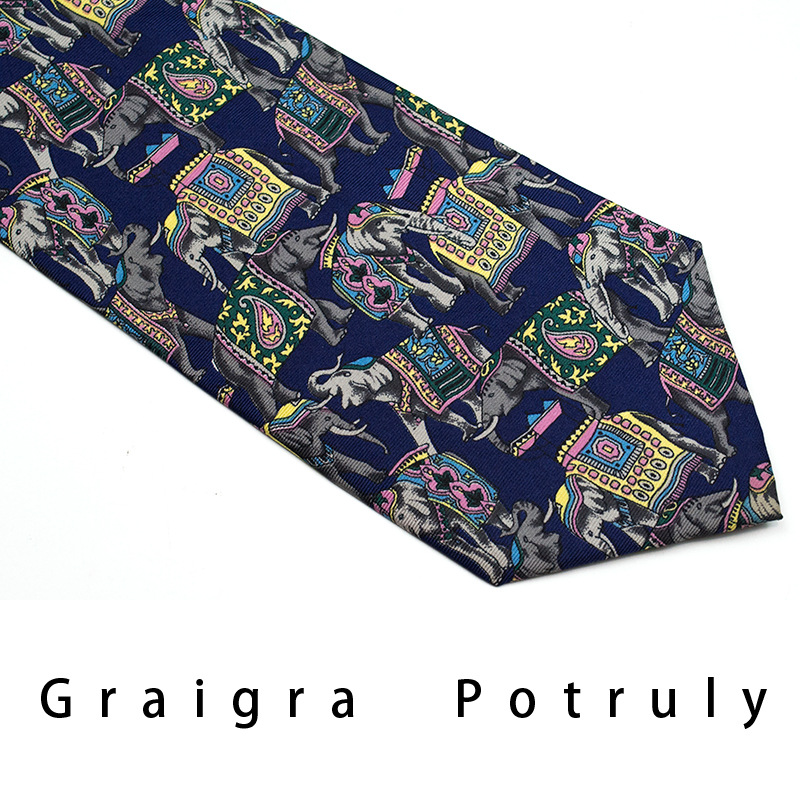Men's Ties & Handkerchiefs replacement burgundy second-hand coffee color imported quality mulberry silk printed silk paisley men's tie extra wide_voghion.com