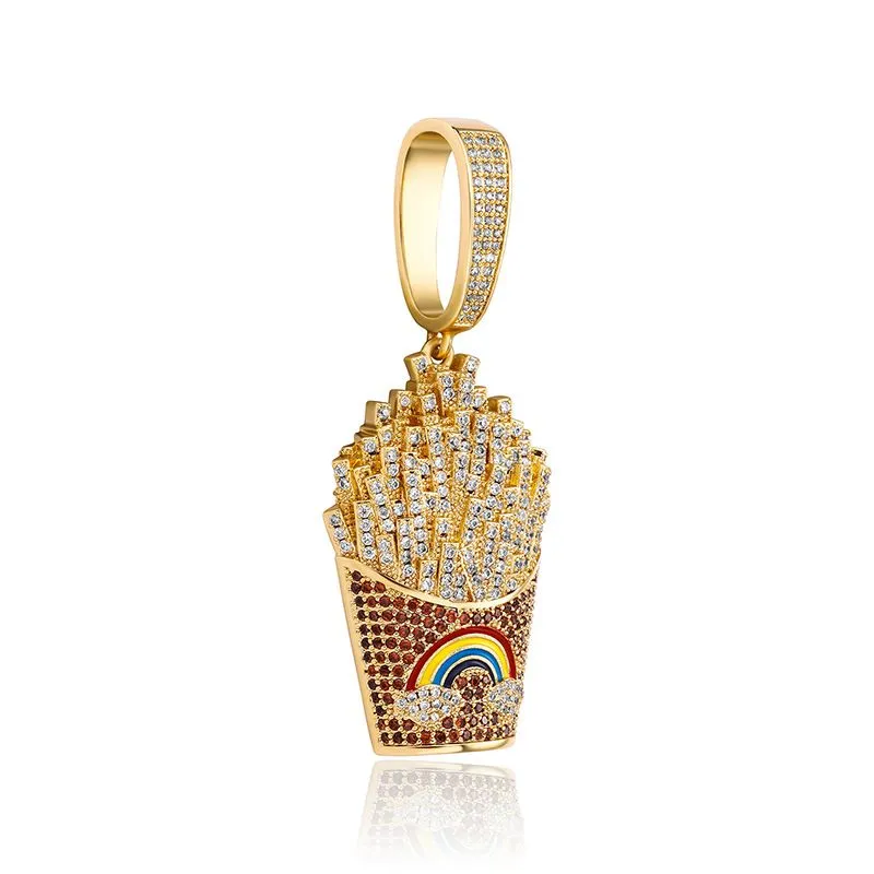 TopBling Hip Hop Solid Chip μενταγιόν κολιέ άνδρες Γυναικείες εραστές ζευγάρι Παιδικά κοσμήματα_voghion.com