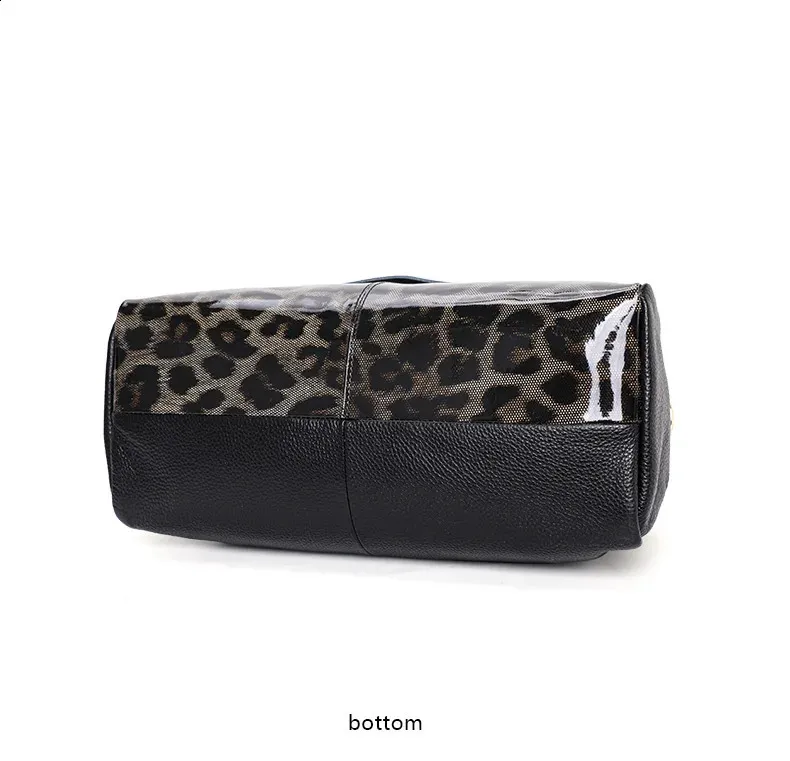 Aidrani Women's Genuine Leather Handbag, Premium Leopard Print Bag_voghion.com