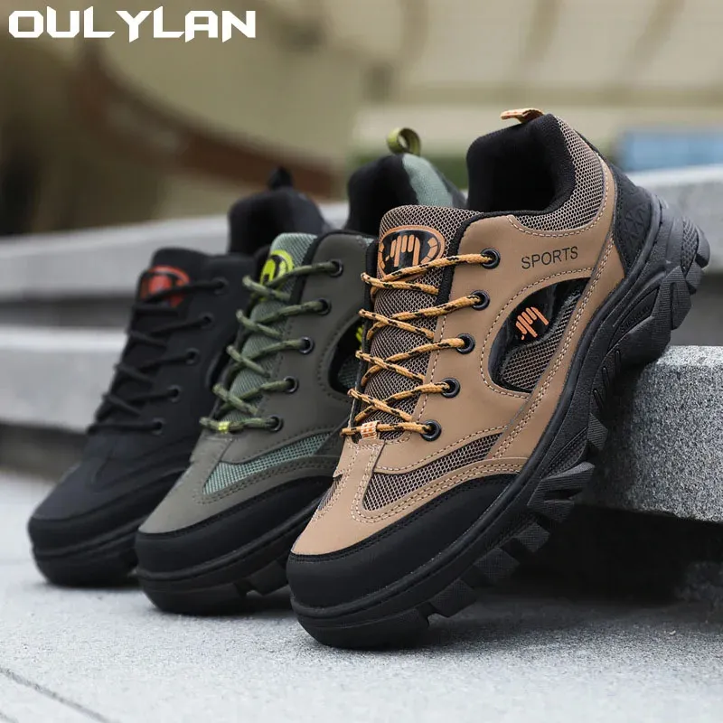 Oulylan Scarpe da trekking antiscivolo per uomo, da arrampicata, sportive, per il tempo libero, da corsa, da trekking, da ginnastica 240619_voghion.com