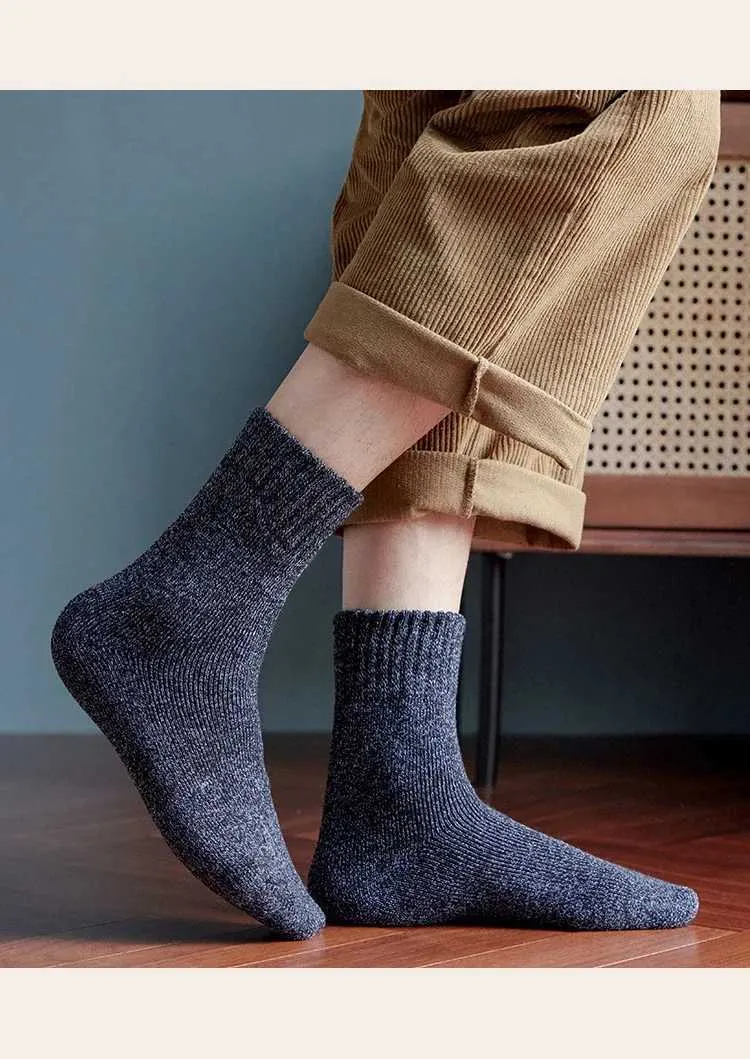 Men's Winter Thicken Wool Mens High Quality Towel Keep Warm Sock Cotton Christmas Gift for Male Thermal Socks 38-45_voghion.com