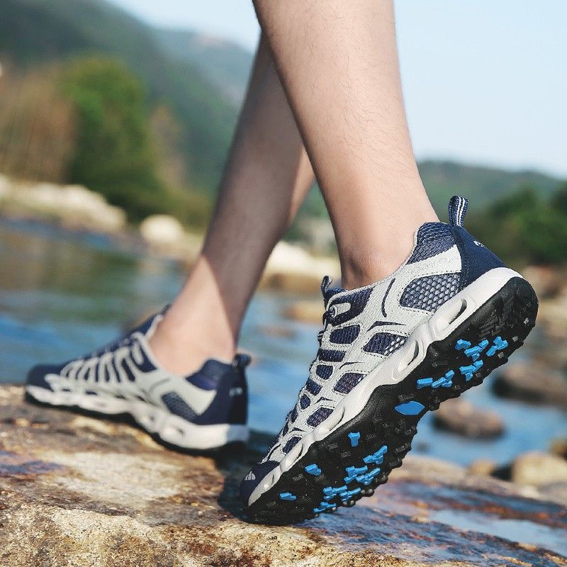 Sommer schnell trocknend männer und frauen atmungsaktive leder outdoor nicht-slip wandern schuhe_voghion.com