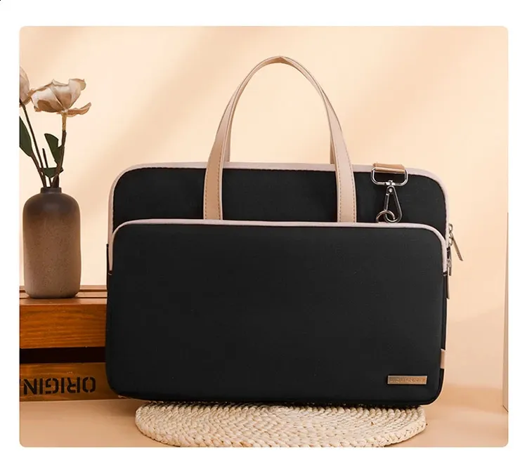 Laptop Sleeve Bag For book Air 13 14 15.6 inch Protective Carrying Case Shoulder Handbag 240907_voghion.com