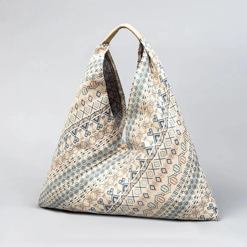 Canvas tote tas voor dames, grote schoudertas met print_voghion.com