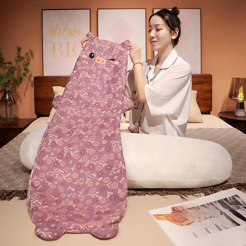 Triple Jacquard Animal Dolls Cartoon Long Plush Toys For Girls Sleep, Legs Clip Pillow_voghion.com