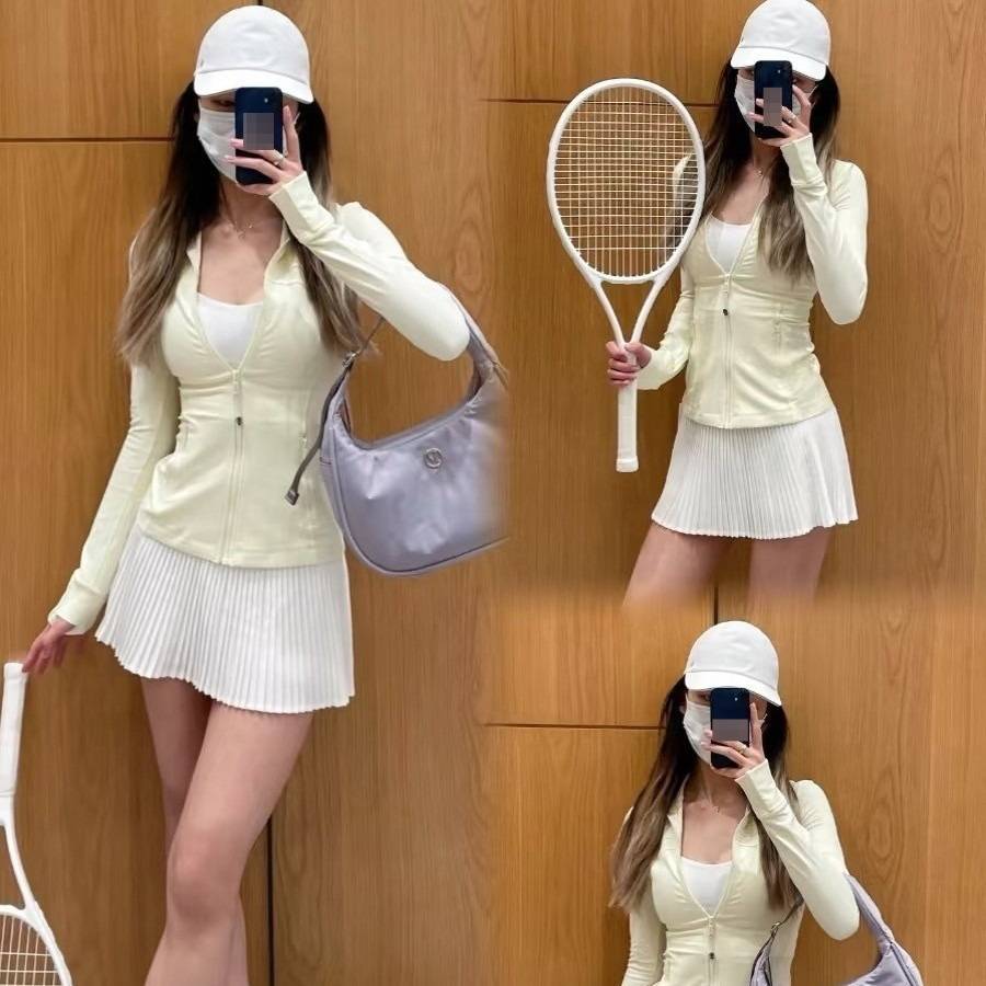 Women's High-Waisted Tennis Skirt With Accordion Pleats - Quick-Dry Moisture-Wicking Active Skirt For Sports & Outdoor​_voghion.com