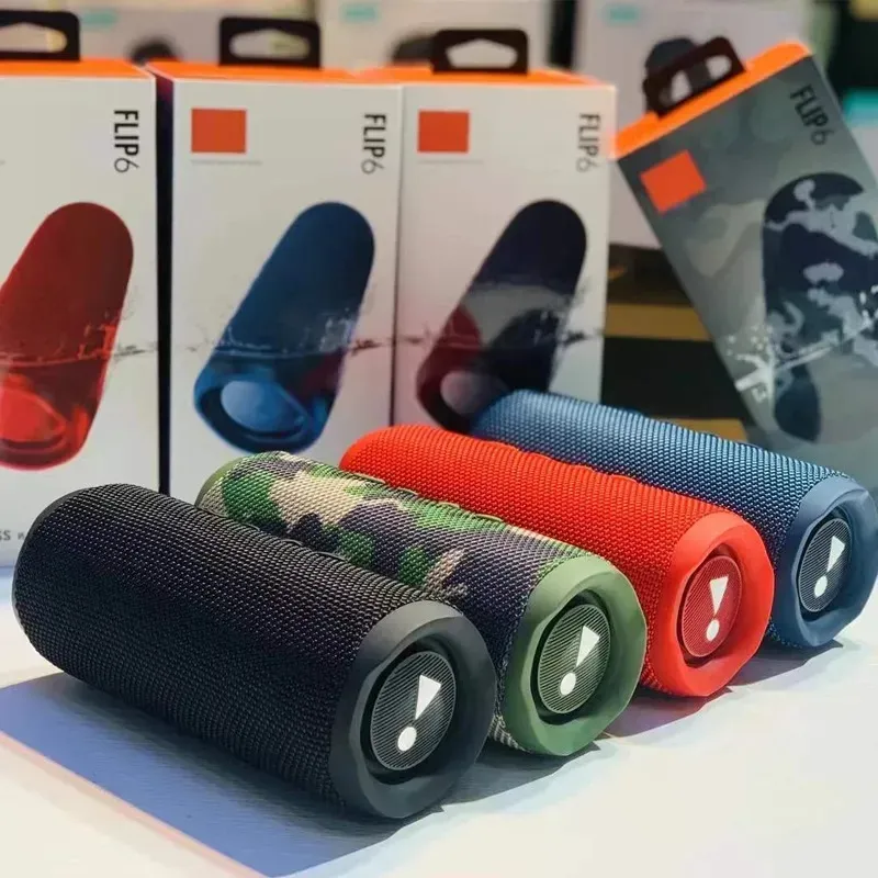 FLIP 6 BT Wireless Mini Speaker Outdoor Waterproof Portable Speakers With Powerful Sound And Deep Bass_voghion.com