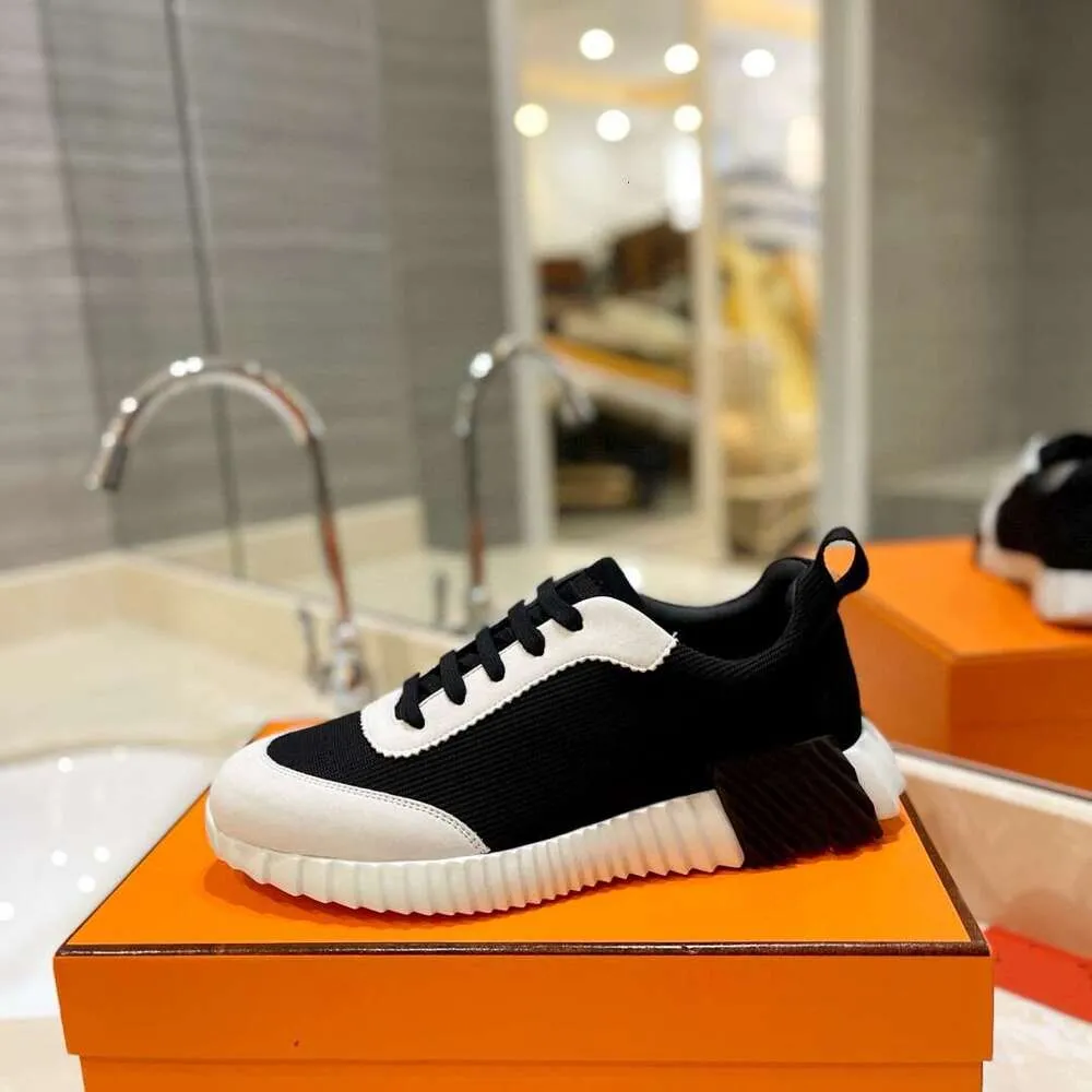 Scarpe da ginnastica da uomo, stile casual, in pelle e rete, con lacci, sportive, con suola in gomma, basse, stile street._voghion.com