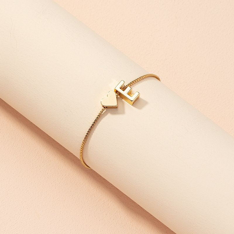 Bracelet Love Words Hand Personalized Jewelry Simple 26 English Letters_voghion.com