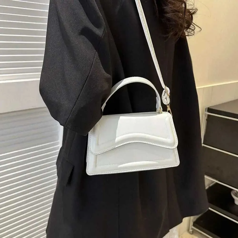 Mode PU Leder Umhängetasche Damen Einfarbig Handtaschen Freizeit Stilvolle Umhängetaschen Für Frauen Schulter Ba241108_voghion.com