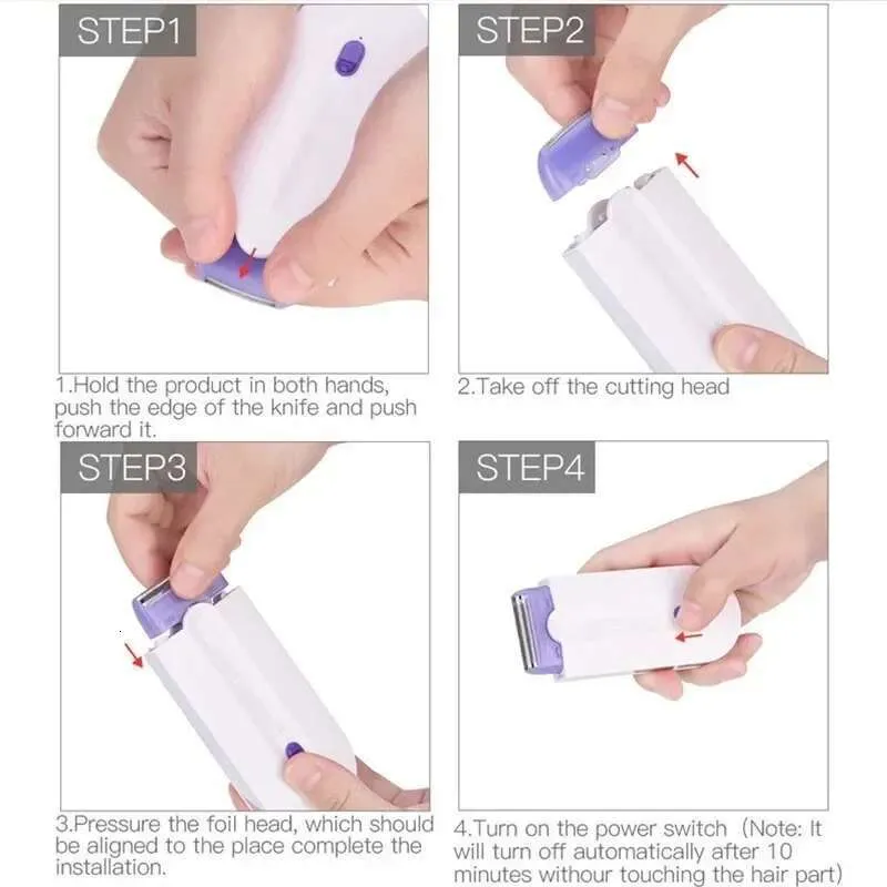 Mini-Epilierer – Gesicht/Körper | Schmerzfreie Entfernung | Wiederaufladbar_voghion.com