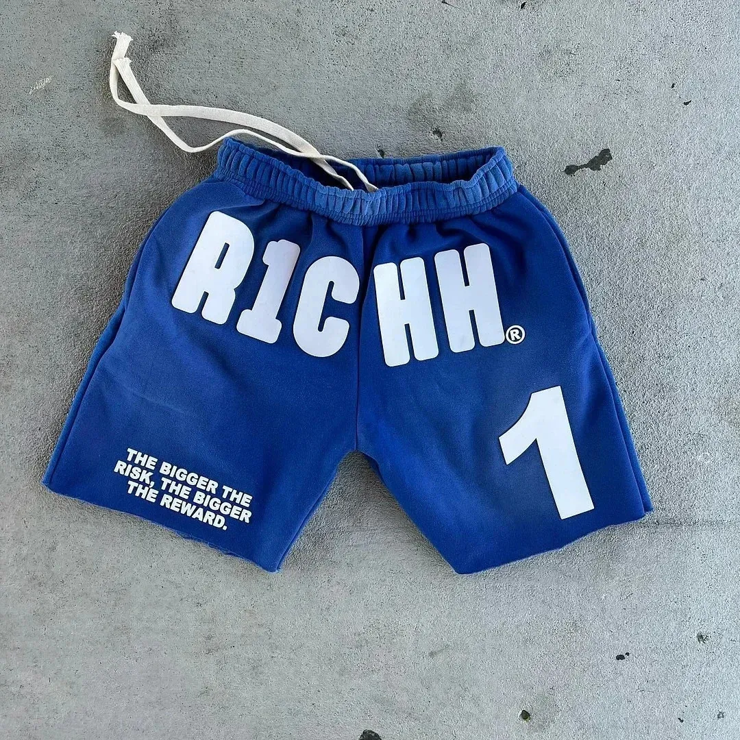 Vasaras amerikāņu hiphopa burtu Y2K vīriešu un sieviešu šorti Haruku gotikas ikdienas basketbola bikses 241230_voghion.com