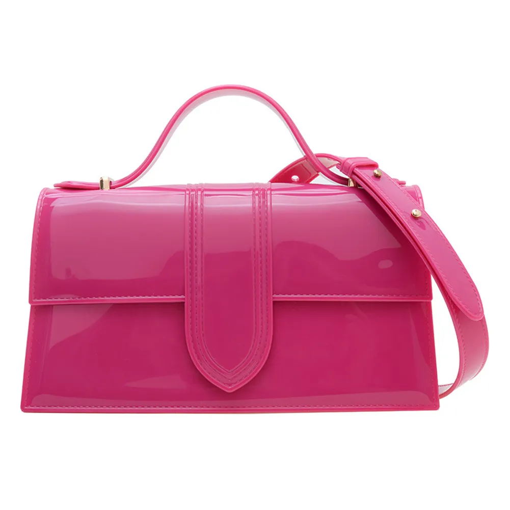 Borsa a tracolla casual da donna, con tracolla regolabile, in pelle verniciata, grande capacità, piccola, estiva, da spiaggia_voghion.com