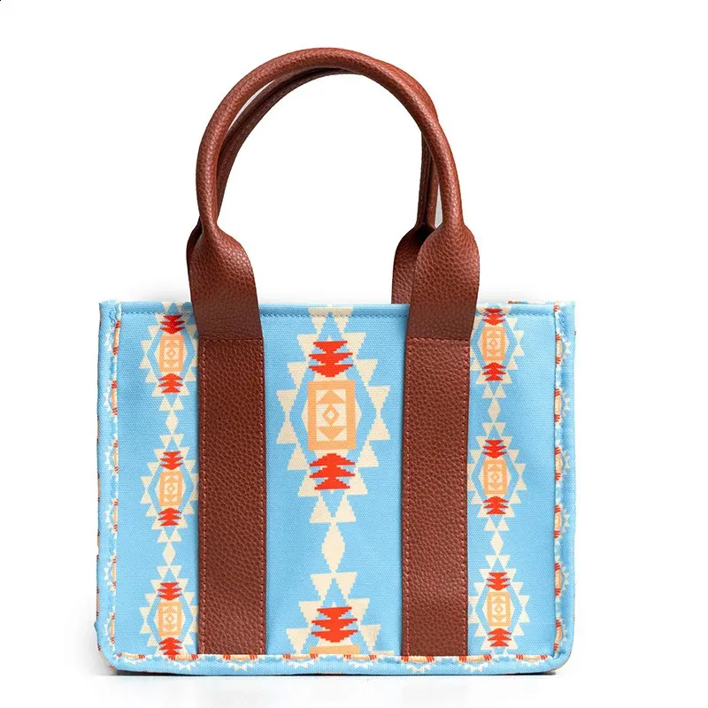 Damen Spot Cross-Border Tote Canvas Umhängetasche Bohemian Aztec Geldbörsen und Handtaschen Damen Geldbörse 240824_voghion.com