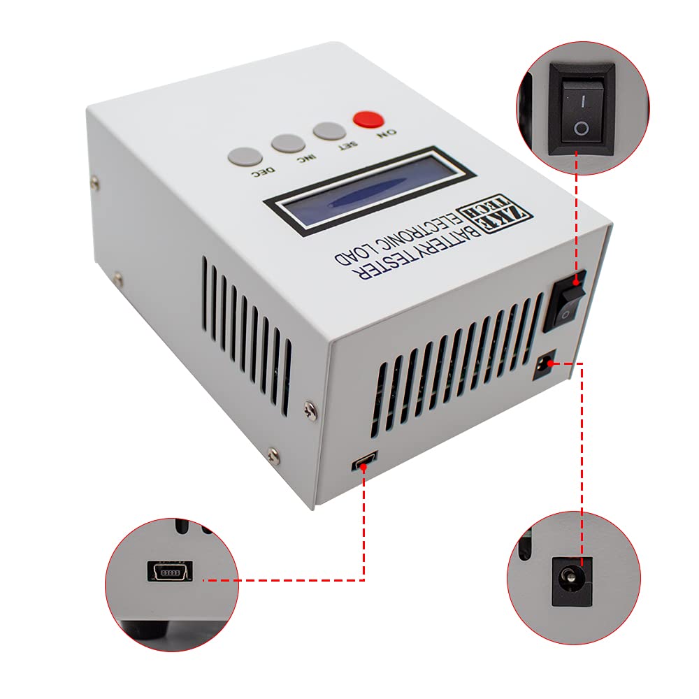 EBC-A20 Battery Tester 30V 20A 85W Lithium Lead-acid Batteries Capacity Test 5A Charge 20A Discharge Support PC Control Tool_voghion.com