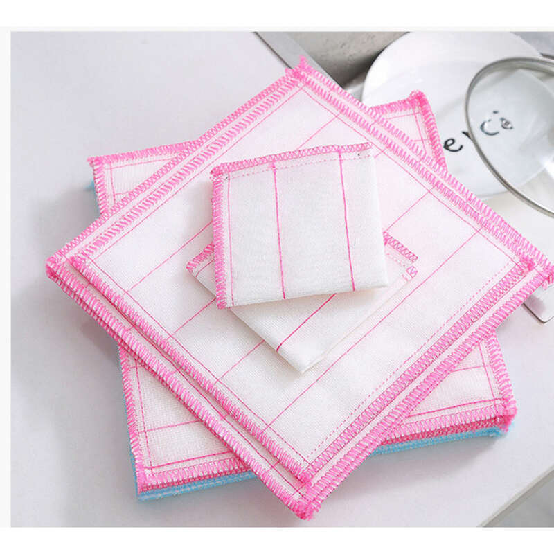Panni di cotone per lavastoviglie 5 8 12 strati, panni assorbenti per la pulizia interna della cucina in fibra, panni di cotone imbevuti d'acqua_voghion.com