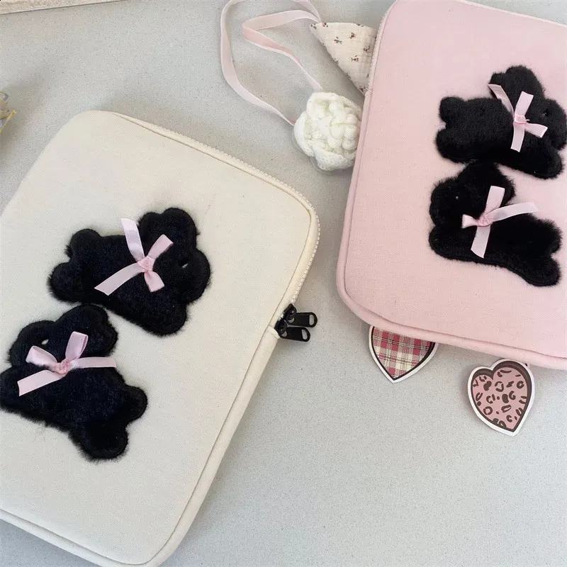 Cute Rabbit Computer Bag Suitable for iPad 9.7-11 inch bookHP 13.3141515.616 Inch Laptop Bags Protective Case 240907_voghion.com