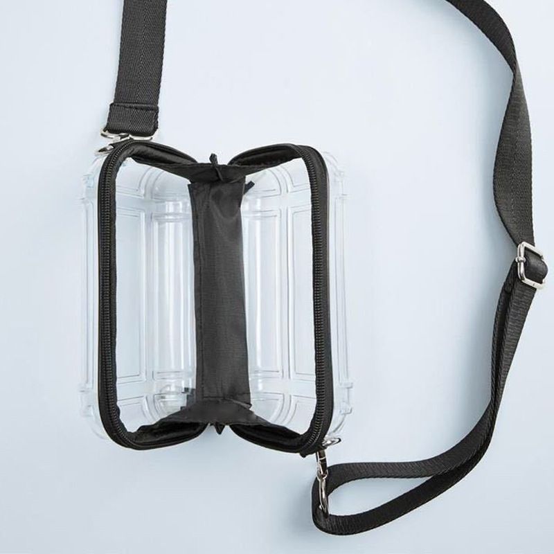 PVC-Box Umhängetasche für Frauen Transparent Acryl Taille Tasche Mode Dame Vintage Handtaschen Casual Einfache Messenger_voghion.com
