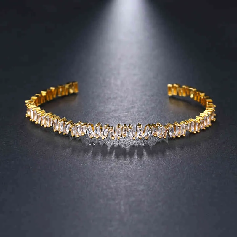 Emmaya Gold Farbe Mit Aaa Cz Perlen Manschette Armbänder & Für Frauen Mode Schmuck Pulseiras_voghion.com