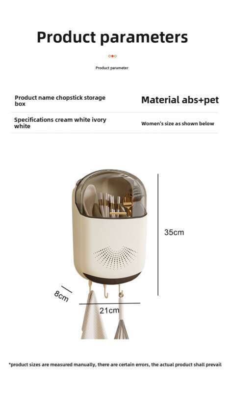 A Storage Box Forgotten Chopsticks, No Need For Punching, Household Cage, Kitchen Spoon Bucket, Wall Mounted Cage Rack,_voghion.com