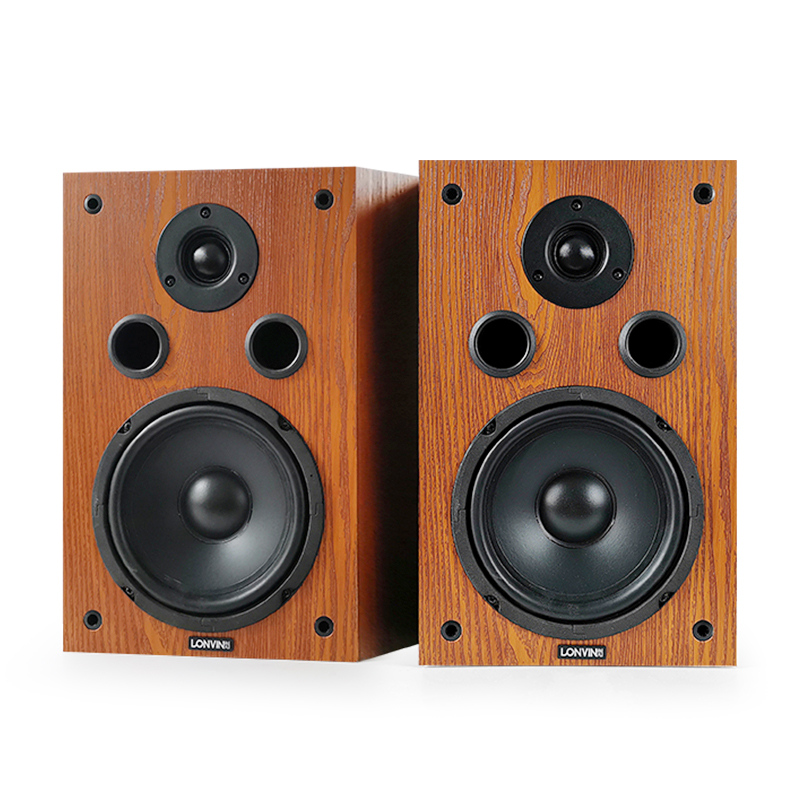 Altavoz de escritorio bidireccional de 200 W y 6,5 pulgadas, altavoz de audio HiFi de alta potencia, altavoz pasivo envolvente para cine en casa, caja de sonido_voghion.com
