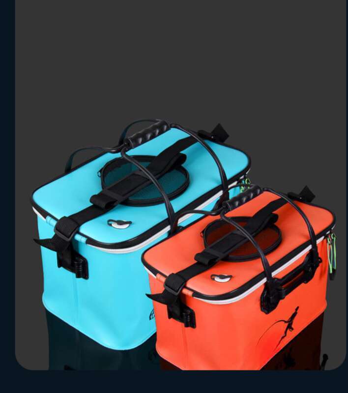 Fishing Gear, Fishing Live EVA Multi-purpose, Foldable, Outdoor Car Washing Bucket, Fish Tank_voghion.com