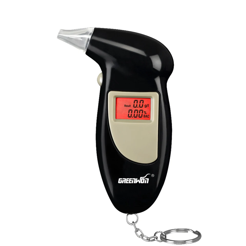 Professional Digital Breath Alcohol Tester Portable Keychain Detector_voghion.com