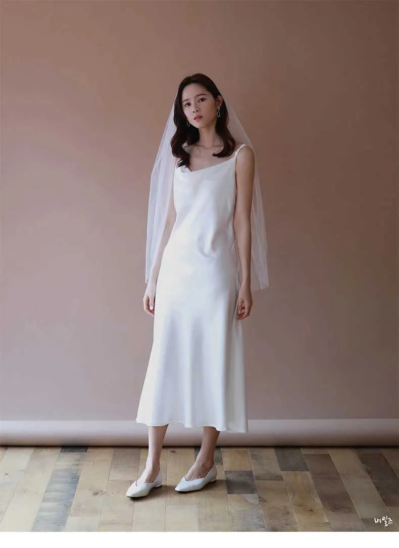 Gioielli per capelli, veli corti in tulle, uno strato con pettine, velo da sposa per la sposa, accessori per matrimonio, lunghezza 90 cm_voghion.com