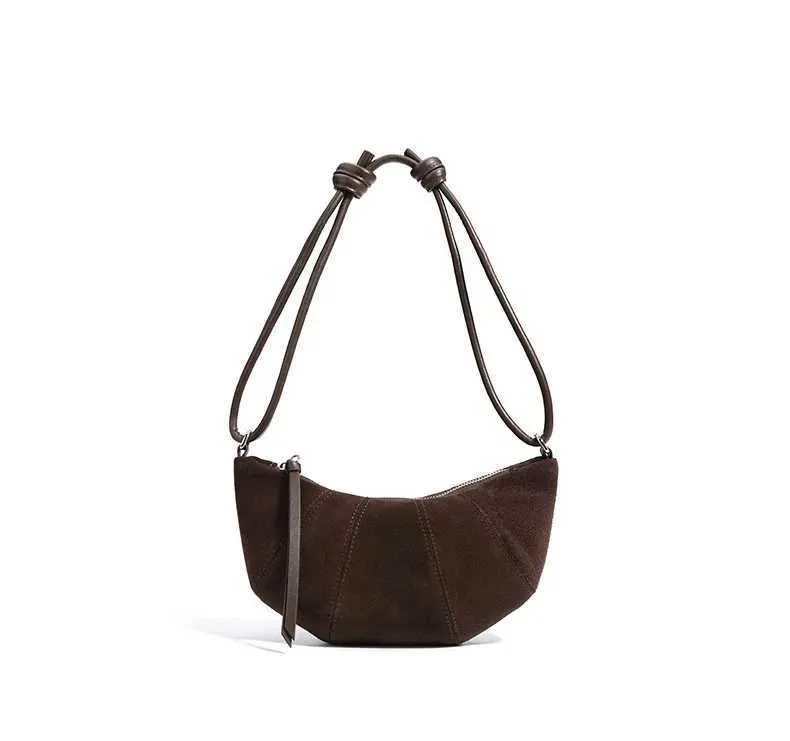 Borsa a spalla croissant da donna - elegante borsa crossbody_voghion.com