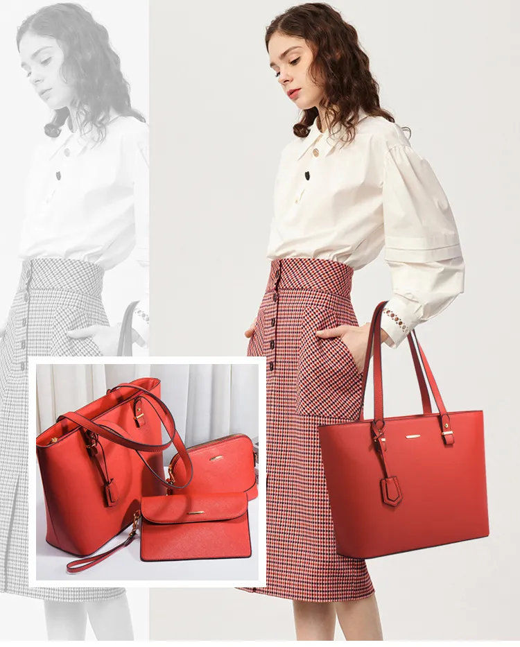 Designer Tote Trendy Womens Retro Handbags Simple And Shoulder Bags Large-capacity Fashionable Four-piece Sets Crossbody_voghion.com