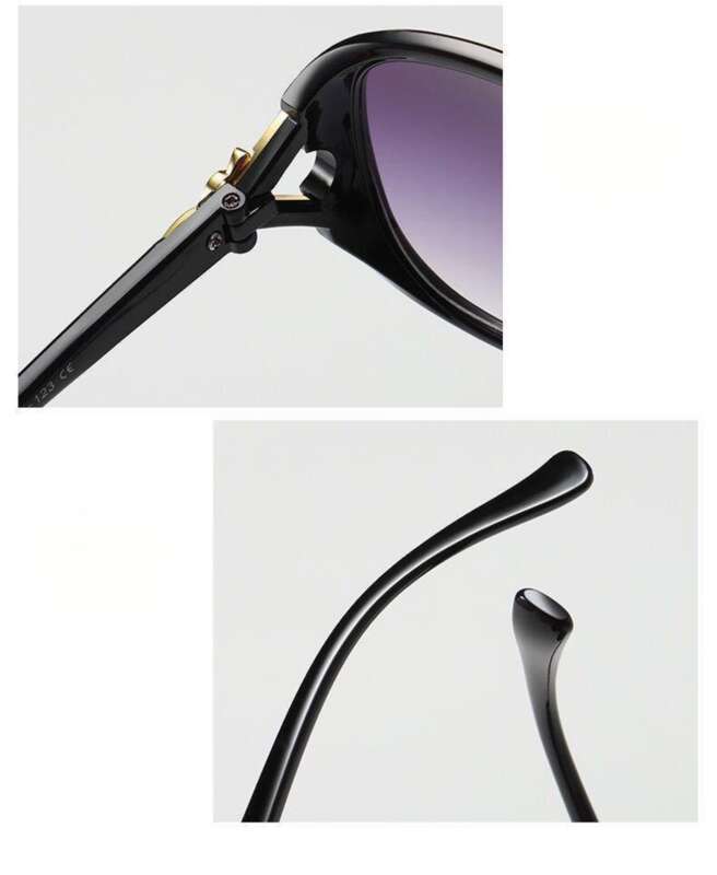 Neue Damen-Sonnenbrille Fox Head Großer Rahmen Hohle koreanische schlanke Sonnenbrille, Modetrend_voghion.com