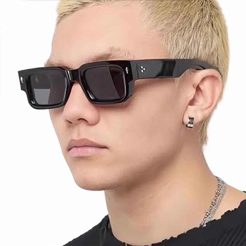 CB Oversized Square Sunglasses Men Retro Steampunk Glasses With Side Shields Extra Large Vintage Gothic Goggles Y2k_voghion.com