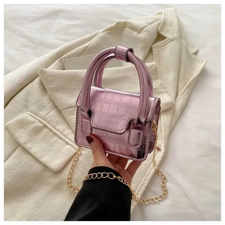 Naiste Mood Mini Crossbody kotid Täiskivist prinditud klapp vabaaja kett-õlakott Naistele Mitmekülgne Square Messenger_voghion.com