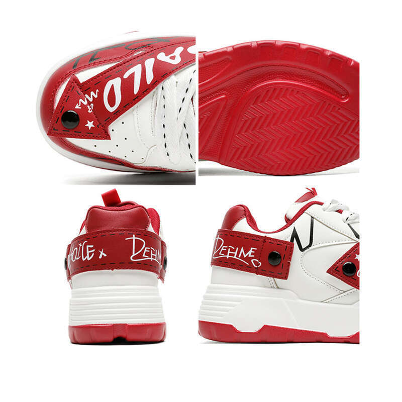 height Increase Inner Height Letters Tide Bread Hundred Collision Color Men's And Women's Board Shoes_voghion.com