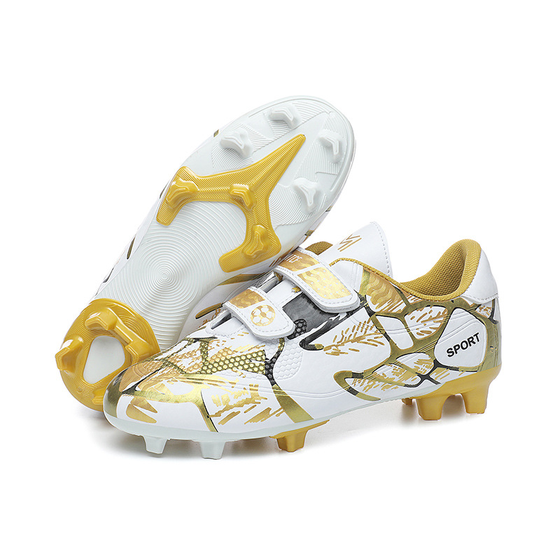 Kinder Fußball TF Stollen Kunstrasen FG Nieten Leder Jugend Student Klett Training Schuhe_voghion.com