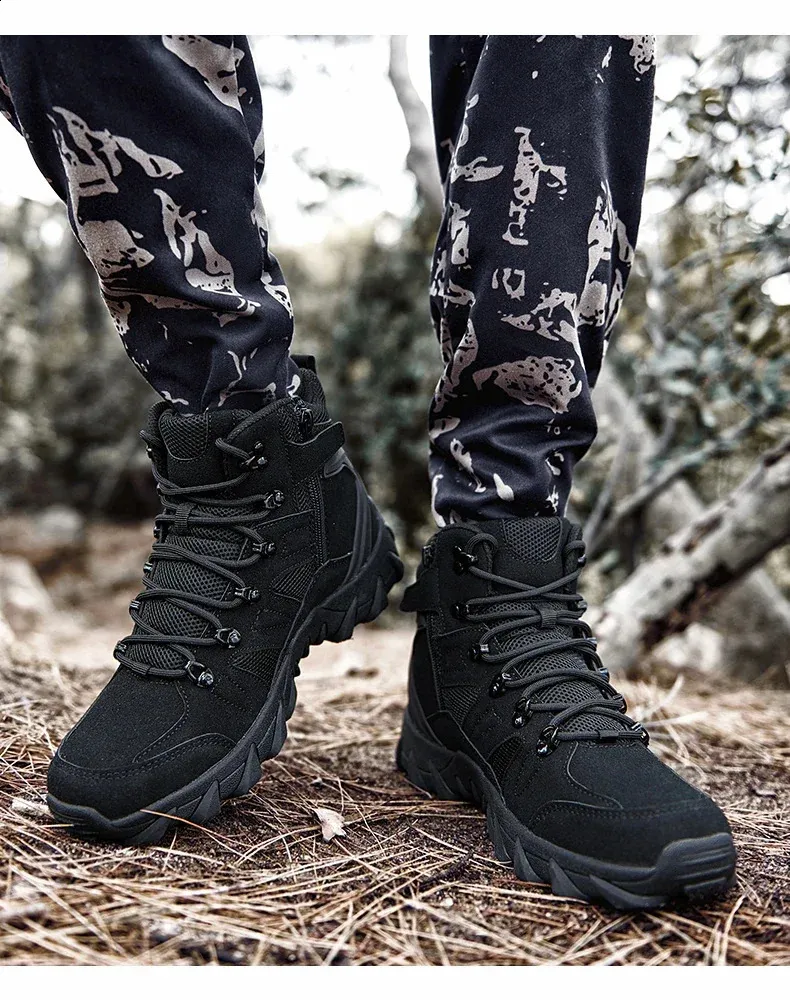 Tactical Combat Training Boots For Hiking And Outdoor Activities_voghion.com