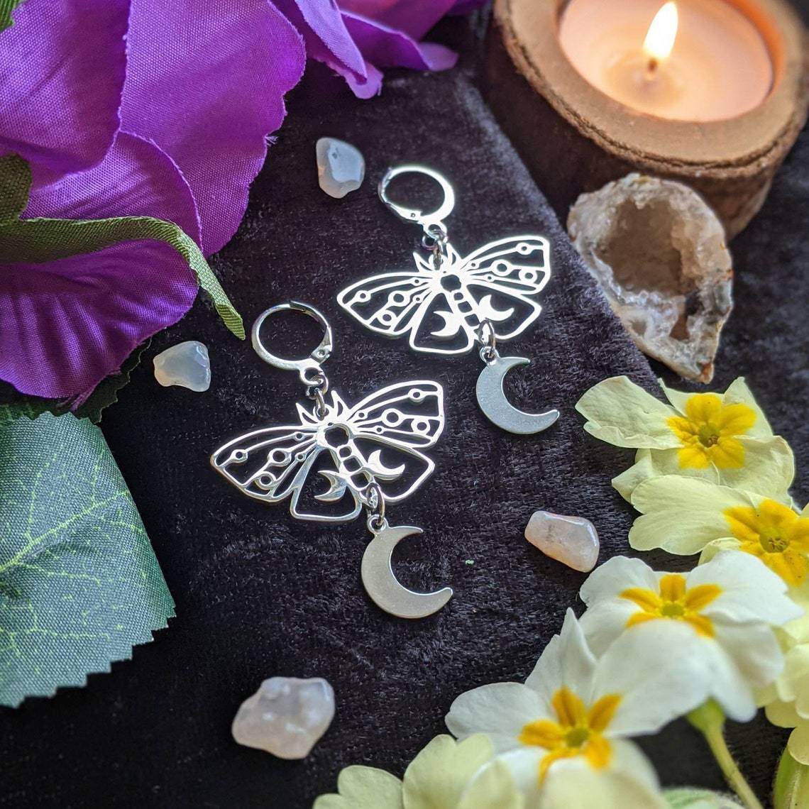 Orecchini a cerchio con chiusura a leva in argento_voghion.com