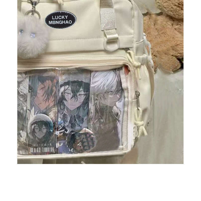 , Simple, Large Capacity Messenger Women's Transparent Strip, Shoulder Crossbody Bag_voghion.com