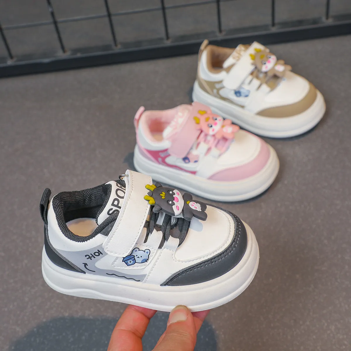 Happysteps Kleinkind Kinder Mode Niedlichen Cartoon Casual Sport Kinder Weiche Sohle Lauf Turnschuhe Board Schuhe Größen_voghion.com