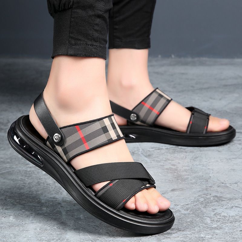 Sandals for men's beach summer outdoor sports sandals, slippers, casual shoes, new full foot air cushion sole, non slip_voghion.com