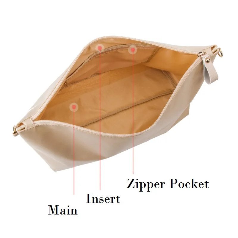 Geldbörse Nylon Große Einkaufstasche Organizer Einsatz Damen Handtasche Organizer Neceser Maquille Mujer 240724_voghion.com