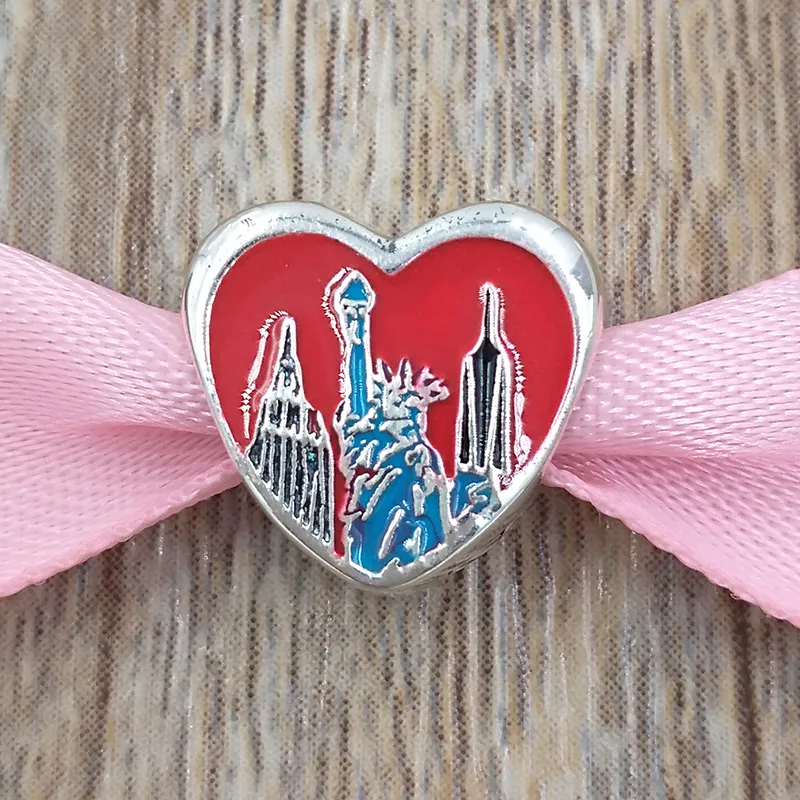 Sterling Silber Schmuckherstellungsset, Disny NYC Liebesherz-Charm, Perlenarmbänder für Frauen, Ausverkauf, Halskette, Kette, Mädchen, Set m_voghion.com