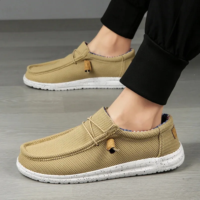 Herren Freizeitschuhe Aus Canvas, Bequeme Slipper Für Den Sommer_voghion.com