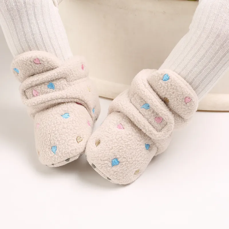Newborn Baby Socks Boy Girl Enfant Toddler First Walkers Booties Cotton Comfort Soft Anti-slip Warm Littlesprouts Infant_voghion.com