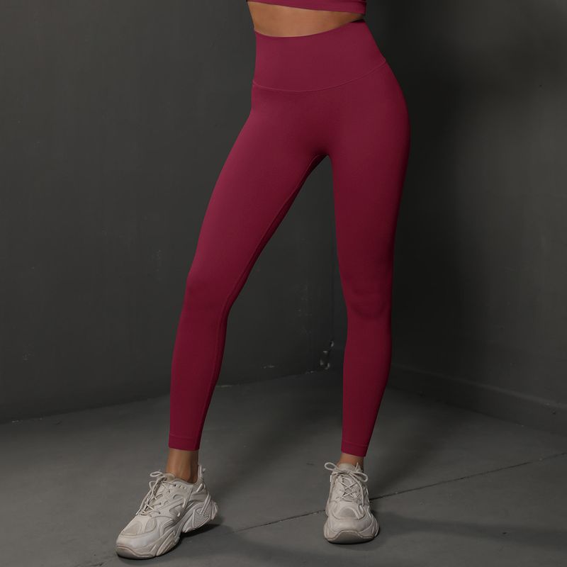 New High Waist Stretch Training With Peach Hips Yoga For Women's Outdoor Running And Fiess Pants_voghion.com