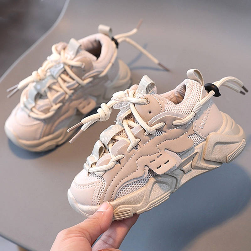 XUANMU Enfants Chunky Sneakers Respirant Garçons Chaussures De Sport Comfortale Arch Support Filles Chaussures De Course Chaussures Pour Enfants X0110